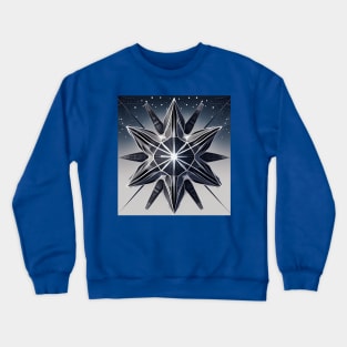 Meshed Star Crewneck Sweatshirt